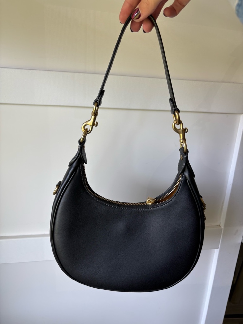 SOLD* Coach Jonie 22- Black Leather - Picture 10 of 10